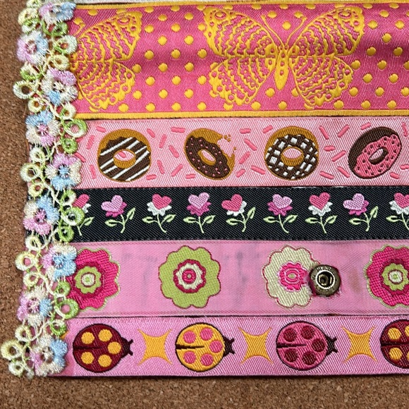 Vintage Coach bifold customized wallet donut embroidery - Picture 6 of 16